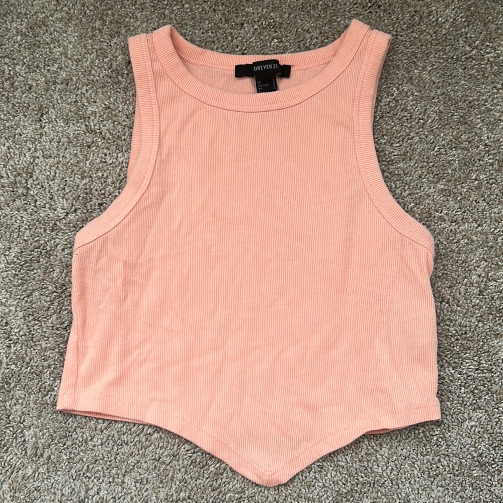 Forever 21 salmon tank top size small